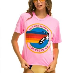 Aviator Nation Boyfriend Tee Yellow